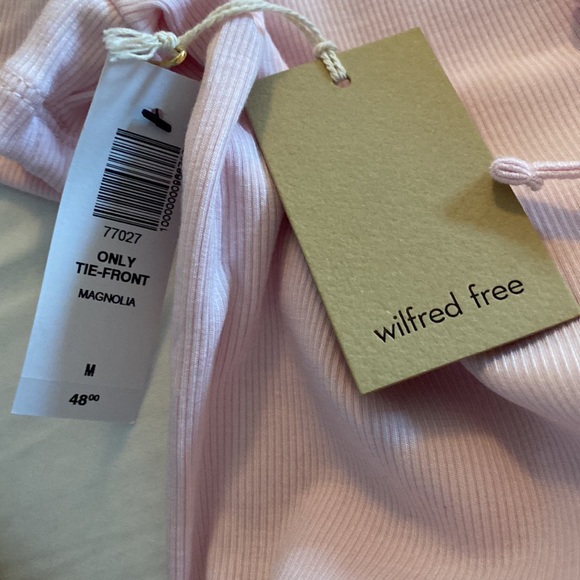 Wilfred Free Only Tie-Front in Magnolia (Light Pink) - Picture 6 of 6